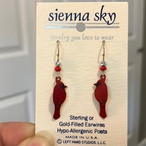 NWT Cardinal Earrings
